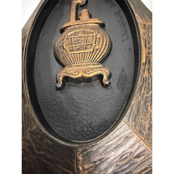 Coffee Grinder Dart Ind Wall Hangings Vtg 1970s Copper Look Plastic 12" Set of 2 - Picture 10 of 12